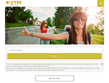 Tablet Screenshot of barterweek.com